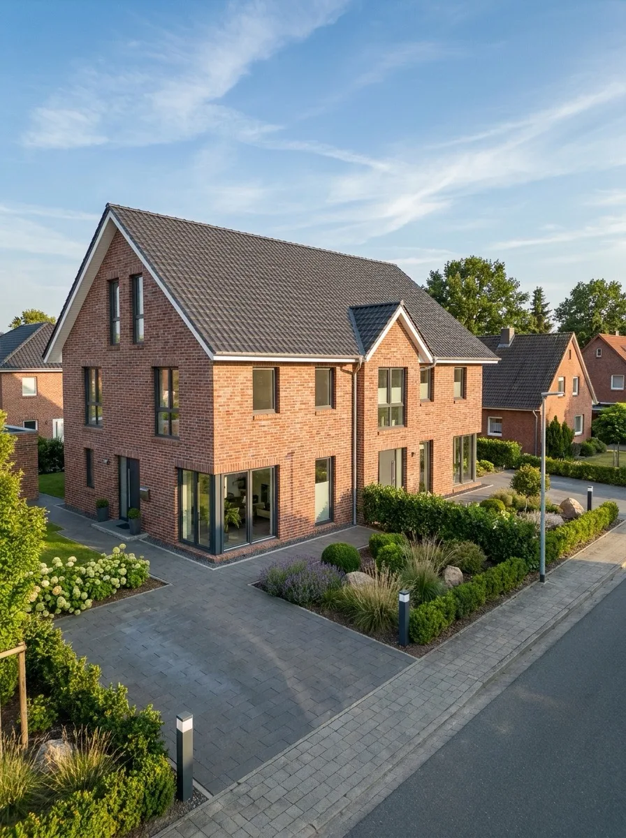 Mehrfamilienhaus in moderner Bauweise